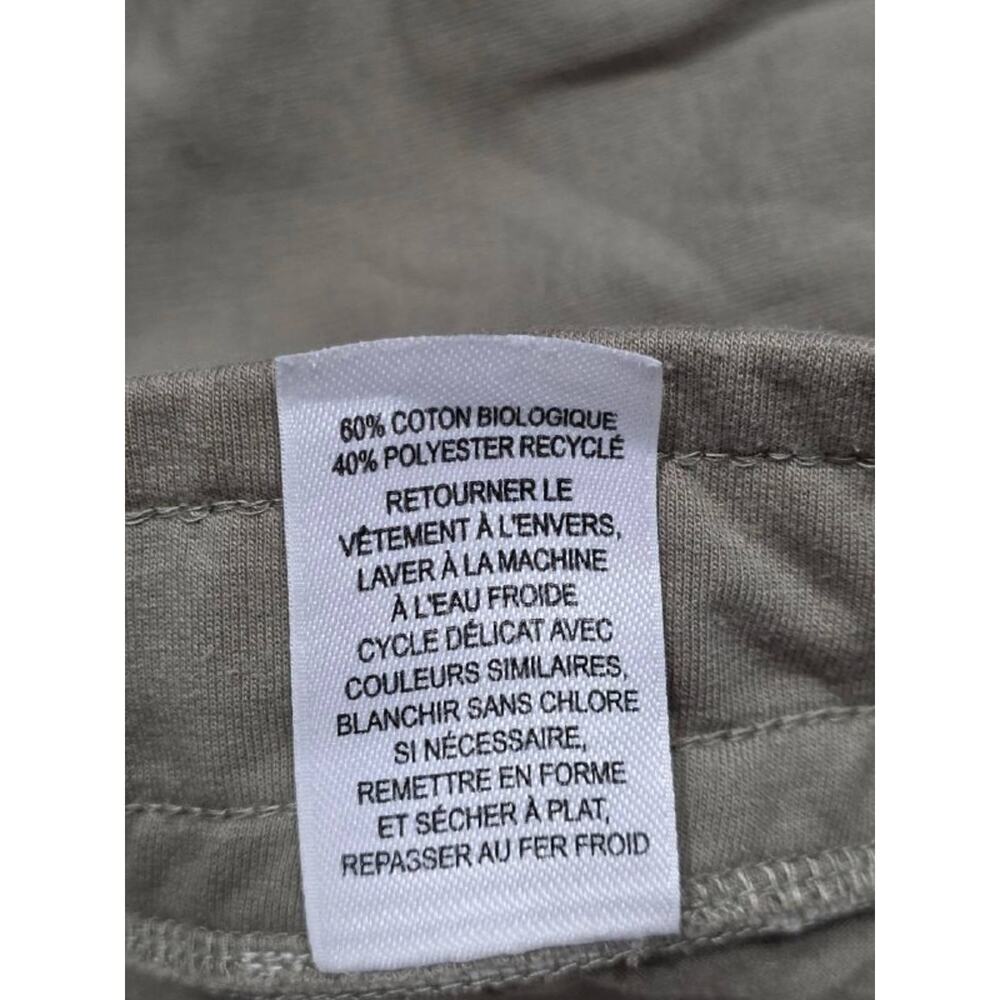 Human Nation drawstring organic cotton sweatpants fmen Khaki S/P A004649 - Picture 9 of 12